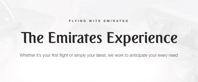emirates promotion