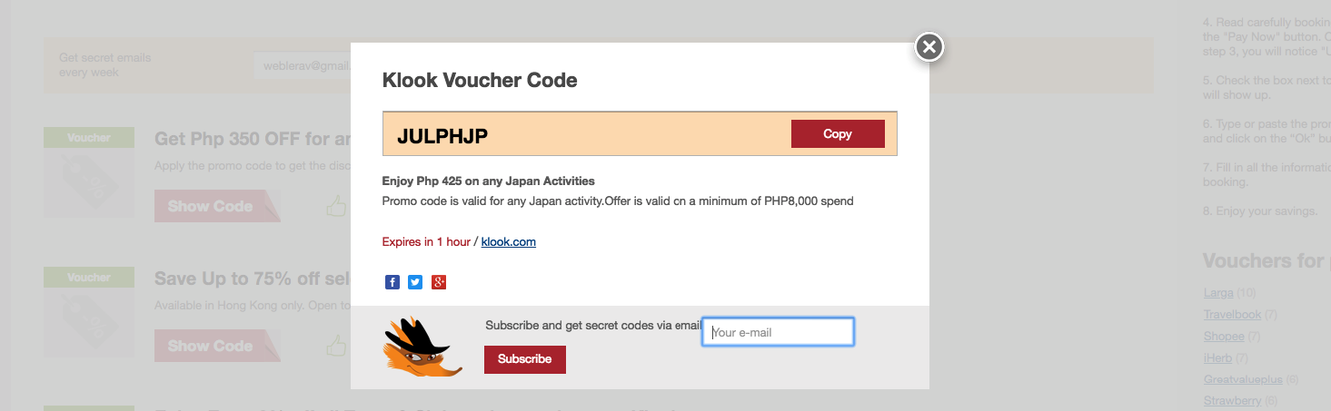 klook promo code new user
